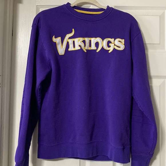 Majestic | Tops | Minnesota Vikings Crewneck Sweatshirt | Poshmark